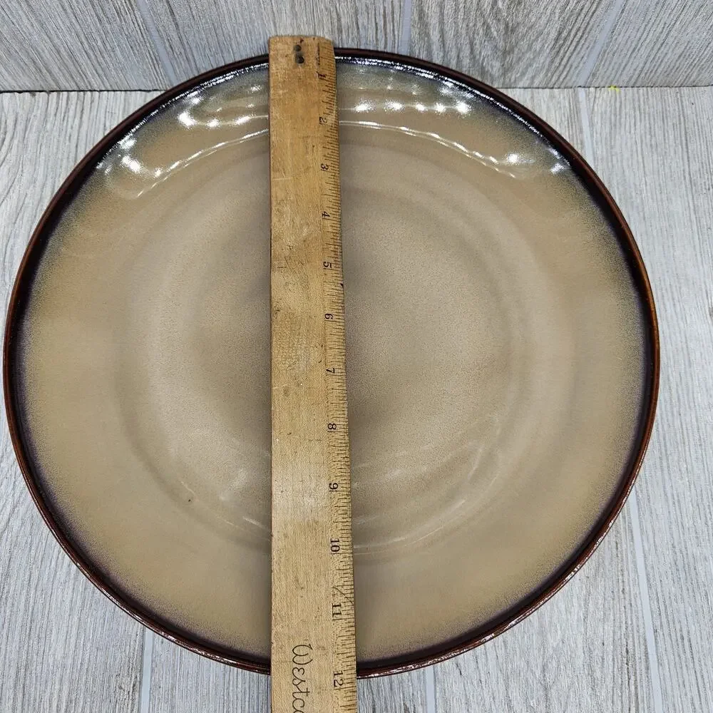 Sango Nova Brown 4933 Chop Plate 12